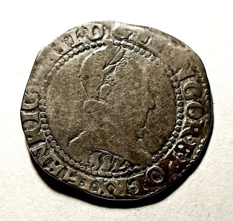 1/2 экю 1582 Франция RR Редкость AUNC-XF