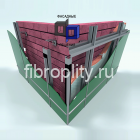 Фасадная система под фиброцементные панели