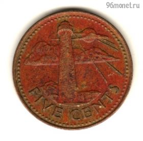 Барбадос 5 центов 1979