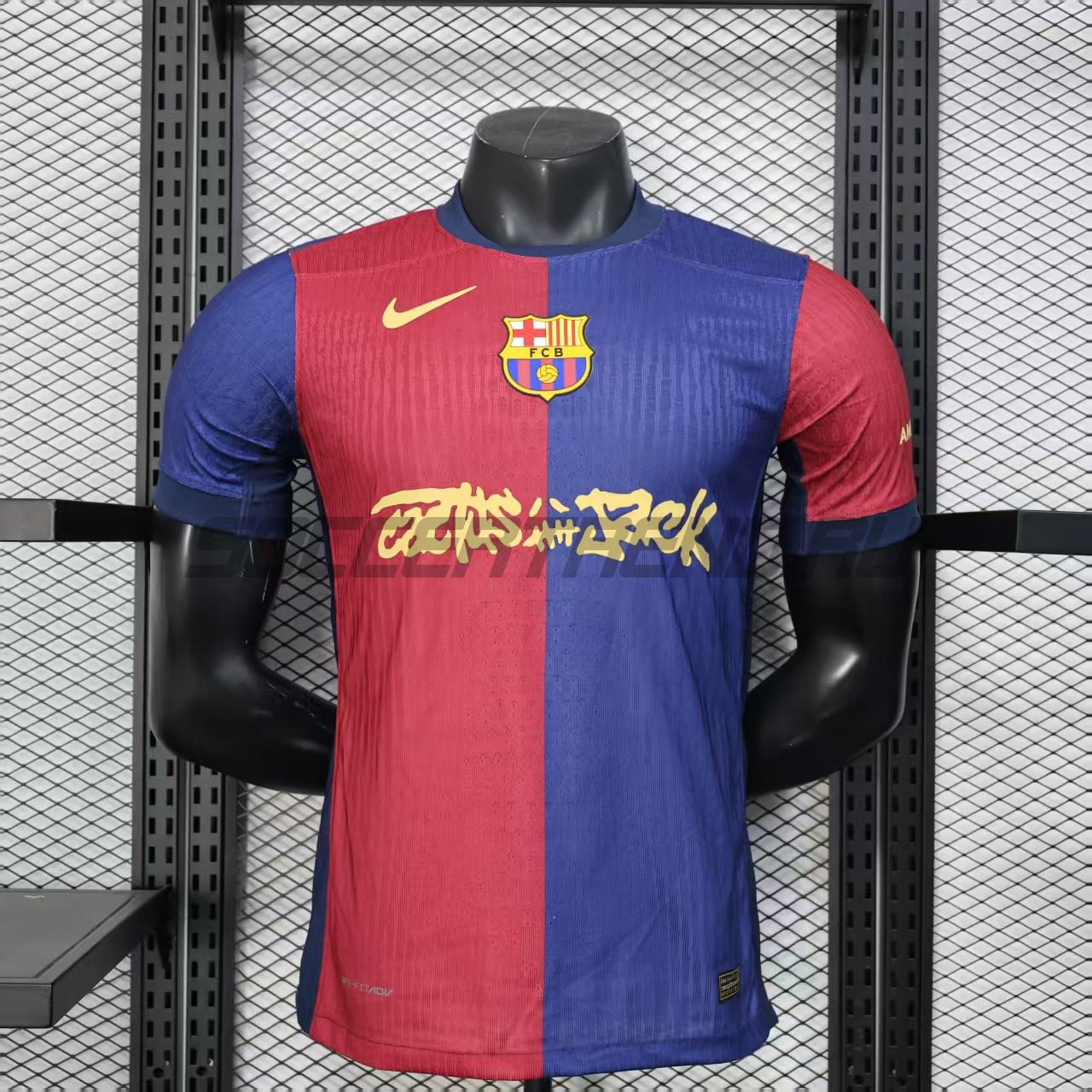Домашняя форма Barcelona(логотип Travis Scott/игровая версия) 2025