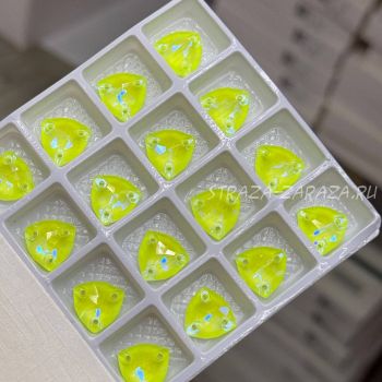 DeLuxe Пришивные Стразы Fluo_Lemon_SHINE Триллиант 12 мм