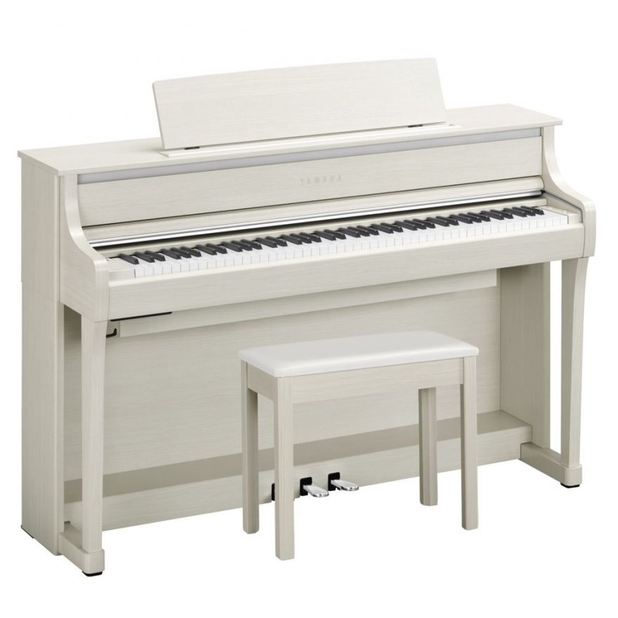 Клавинова Yamaha CLP-875WB, с банкеткой