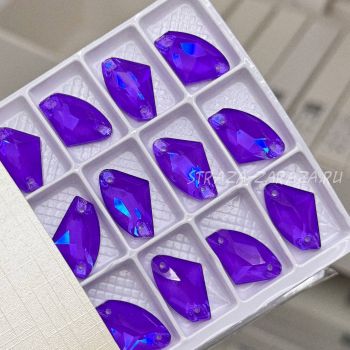 DeLuxe Пришивные Стразы Purple_SHINE Галактик 12*19 мм