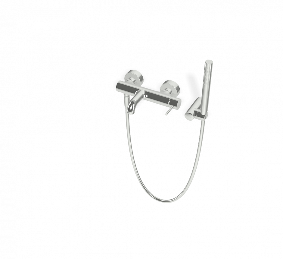 Fima carlo frattini Spillo up смеситель внешнего монтажа с душевым комплектом и изливом F3034N ФОТО