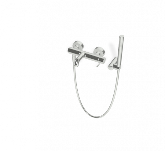 Fima carlo frattini Spillo up смеситель внешнего монтажа с душевым комплектом и изливом F3034N схема 6