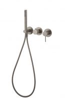 Смеситель для ванны c душем Fima carlo frattini Spillo steel F3049WX8S схема 1