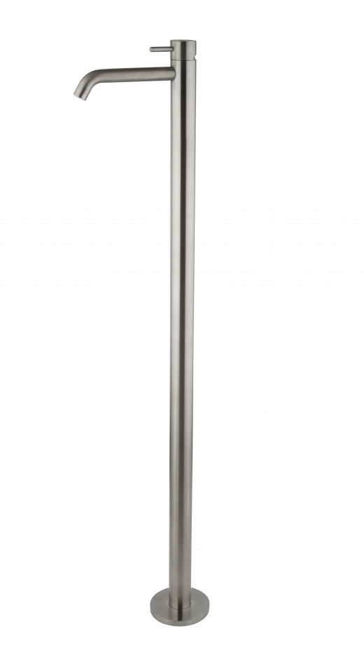 Напольный смеситель для раковины из нержавеющей стали Fima carlo frattini Spillo steel F3071/P для раковины