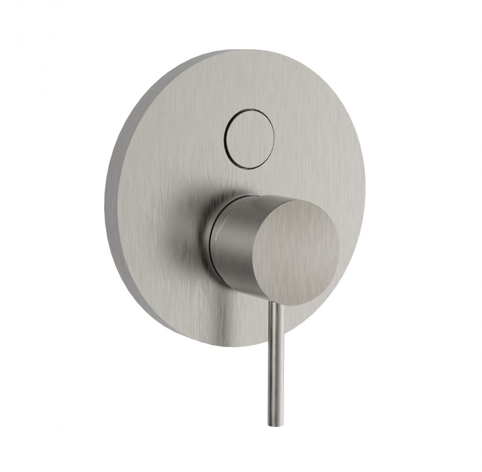 Изображение Fima carlo frattini Spillo steel смеситель с переключателем для ванны/душа F3079E2INOX