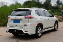 Юбка заднего бампера, стиль MZ Speed, на X-Trail T32 Дорестайлинг