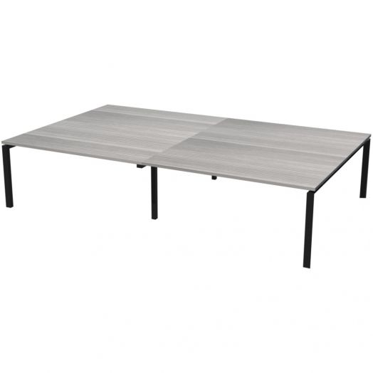 НТМП.П-140.11.2  Стол переговорный (2 столешницы) 2800х1100х750 на м/каркасе