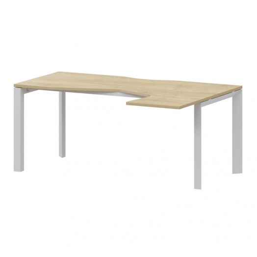 НТМП.П-060.ПР Стол эргономичный правый на м/каркасе