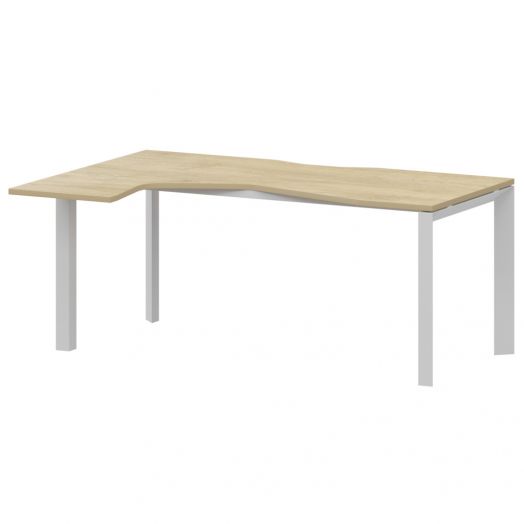 НТМП.П-060.ЛВ Стол эргономичный левый на м/каркасе