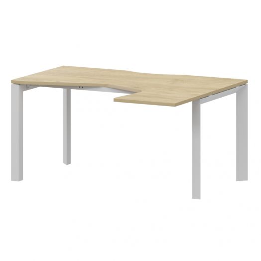 НТМП.П-040.ПР Стол эргономичный правый на м/каркасе