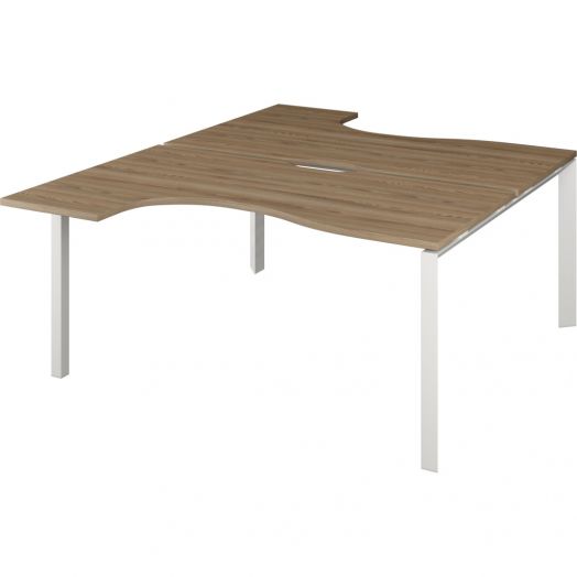 НТМП.П.Б2-040 Бенч эргономичный на 2рм на м/каркасе