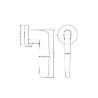 Дверная ручка Lockstyle Kaya ZR схема