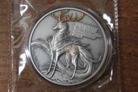 Самоа 2 доллара "Мифический Олень. Lu Shu" 2025 год UNC