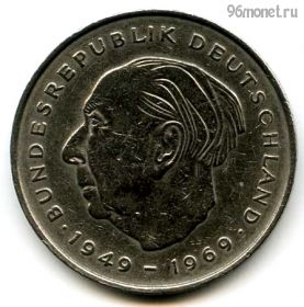 ФРГ 2 марки 1970 F