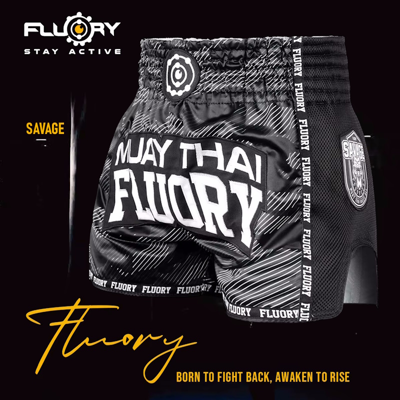 Тайские шорты FLUORY "SAVAGE"