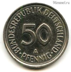 ФРГ 50 пфеннигов 1990 A