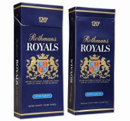 Сигареты — Rothmans ROYALS, 120's. Made in England 80-90х. Редкие. Оригинал