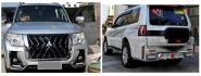 Обвес передний и задний, пластик, на Mitsubishi Pajero 4