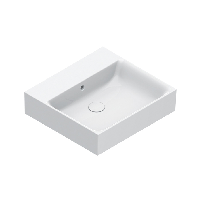 Изображение Раковина 50x47 Catalano PREMIUM без отв. под смеситель покрытие Cataglaze+ цвет белый глянцевый 220500001