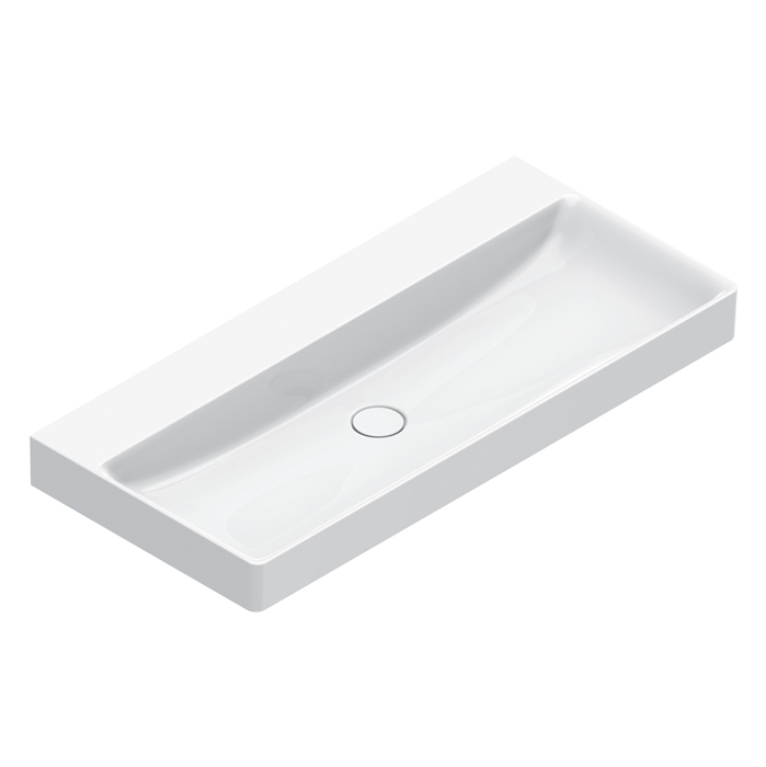 Изображение Раковина 100x47 Catalano GREEN без отв. под смеситель покрытие Cataglaze+ цвет белый глянцевый 421000001