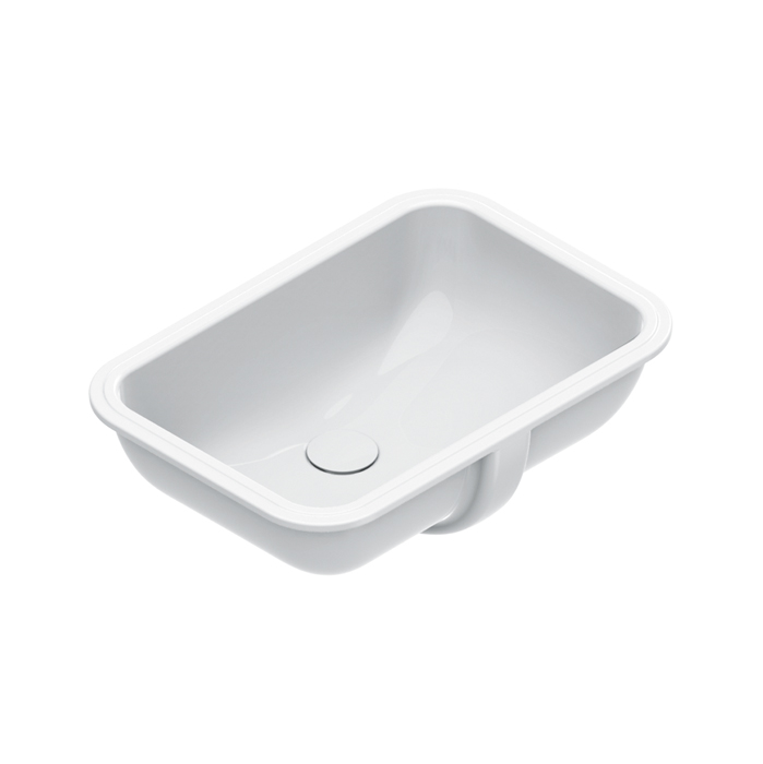 Раковина 55*38см Catalano Italy встраиваемая под столешницу с переливом цвет белый глянцевый