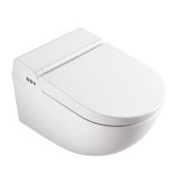 Унитаз-биде подвесной 59x38 Catalano Cataclean с крышкой покрытие Cataglaze+ белый глянцевый (стар. артикул - 1VS59CCLC00) (состоит из 2-х коробок) схема 1