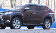 Расширители арок на Pajero Sport 3, широкая версия