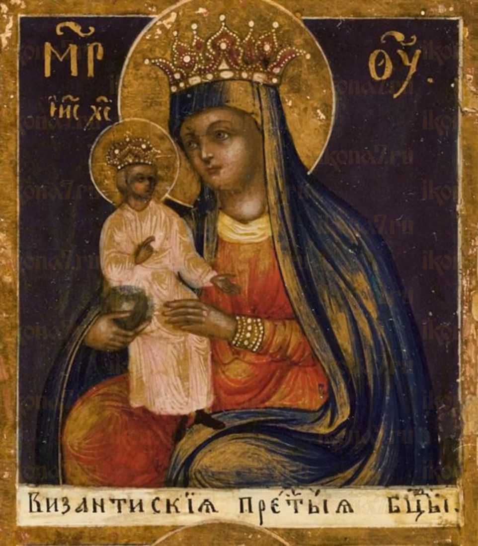 Икона Византийская (рукописная)