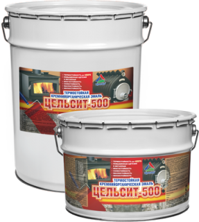 КрасКо Цельсит-500  черный, объем 10 кг.