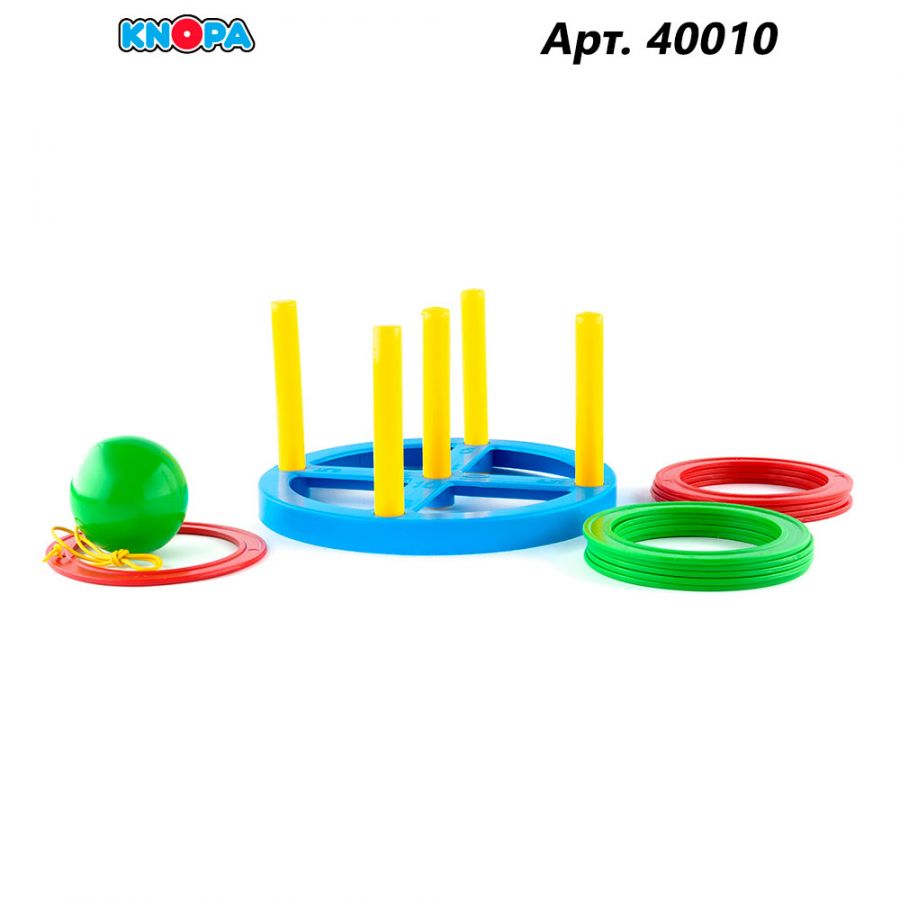 Игра 2 в 1 (Кольцеброс + Поймай шарик)