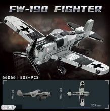 Конструктор немецкий самолет FW-190 Фокке Вульф 503+ деталей