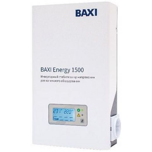 Стабилизатор напряжения Baxi Energy 1500 инверторный для котельного оборудования (ST150001)