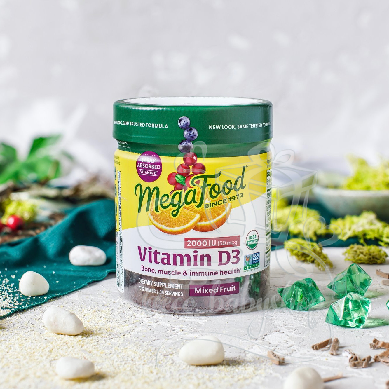 D3 + поддержка иммунитета MegaFood, в форме мармелада