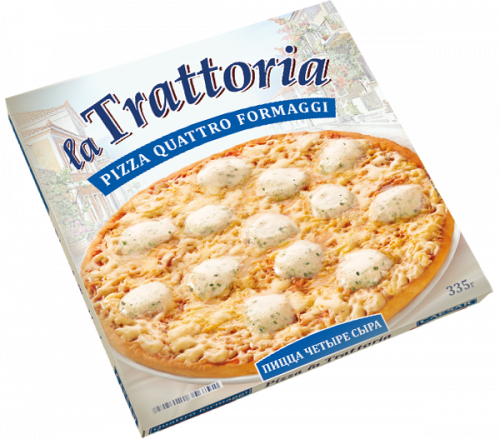 Пицца LA TRATTORIA 4 сыра