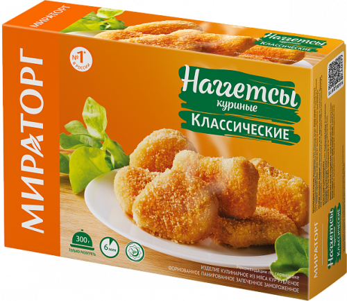 Наггетсы куриные МИРАТОРГ Классические