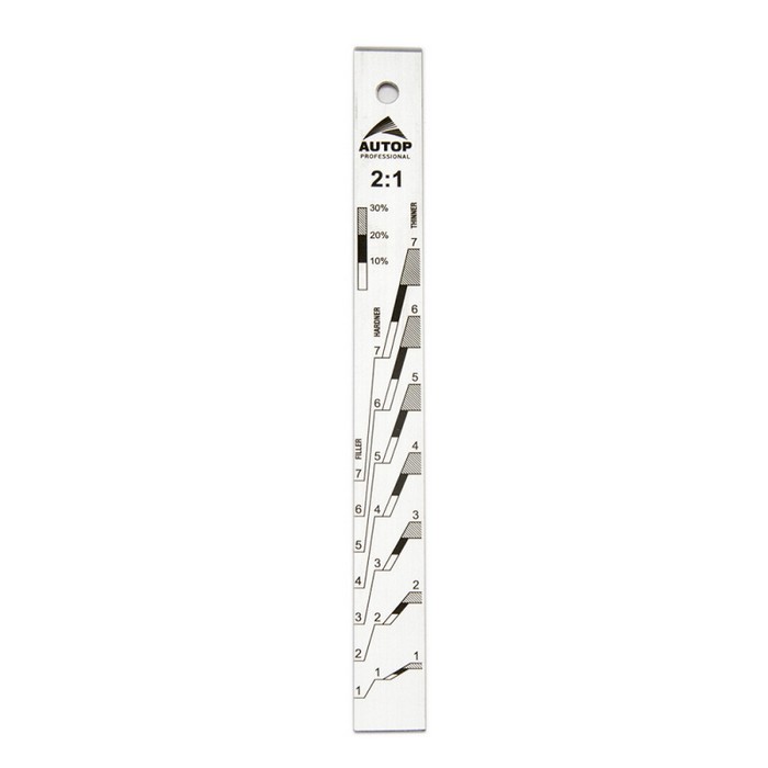 Autop Professional Линейка малярная мерная №3, (2*1/3*1) 200мм.
