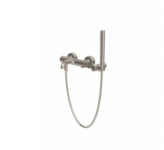 Смеситель внешнего монтажа с душевым комплектом Fima carlo frattini Snap F3114 схема 2