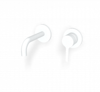 Cмеситель для раковины для настенного монтажа Fima carlo frattini Snap F3121WSX9 излив 120мм схема 3