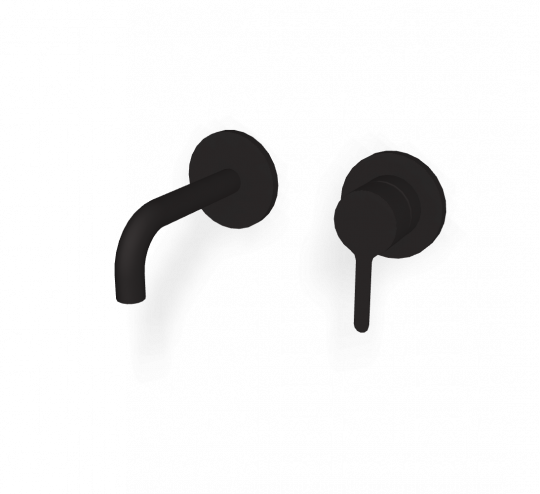 Cмеситель для раковины для настенного монтажа Fima carlo frattini Snap F3121WSX9 излив 120мм схема 4