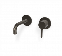 Cмеситель для раковины для настенного монтажа Fima carlo frattini Snap F3121WSX9 излив 120мм схема 6