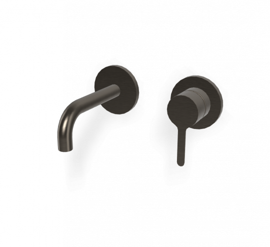 Cмеситель для раковины для настенного монтажа Fima carlo frattini Snap F3121WSX9 излив 120мм схема 6