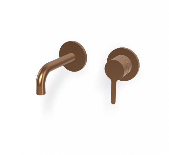 Cмеситель для раковины для настенного монтажа Fima carlo frattini Snap F3121WSX9 излив 120мм схема 10