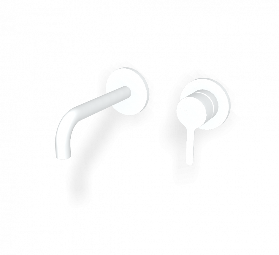 Cмеситель для раковины для настенного монтажа Fima carlo frattini Snap F3121WX9 излив 150мм ФОТО