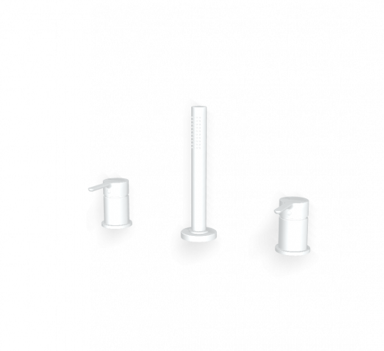 Смеситель на борт ванны без излива Fima carlo frattini Snap F3124/1N схема 4