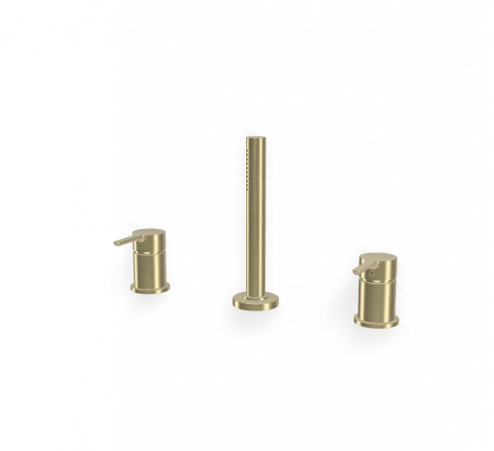 Смеситель на борт ванны без излива Fima carlo frattini Snap F3124/1N схема 9