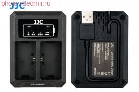 Зарядное устройство JJC DCH-lpe6n для двух аккумуляторов Canon lp-e6n