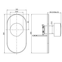 Вращающийся смеситель для душа Fima carlo frattini So F3189E1 схема 2